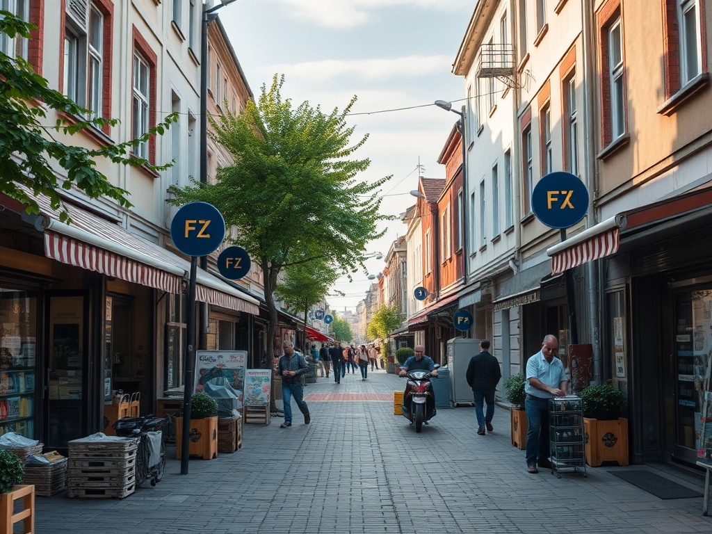 Tabliczka z napisem 'Płońsk' na tle zielonego parku, symbolizująca zmiany w opłacie od posiadania psa w mieście.