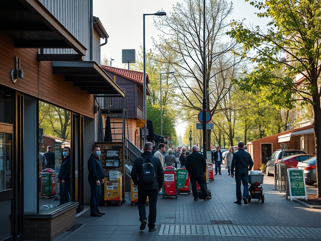 Logo inicjatywy "Mazowsze dla korony" lub symbol Płońska, ilustrujące ofertę pracy w Płońsku